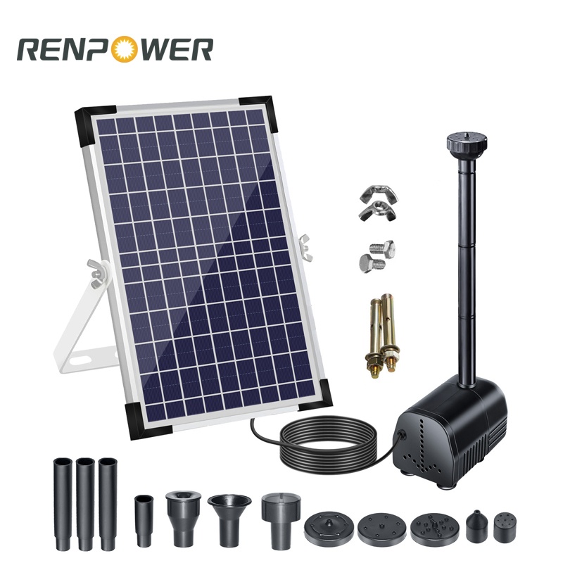 10W Solar DC Output Garden Fountain Pump Bird Bird Fountain Outdoor Power Power Solar Fountain